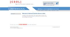 Desktop Screenshot of csol.intermail.co.uk