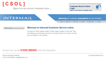 Tablet Screenshot of csol.intermail.co.uk